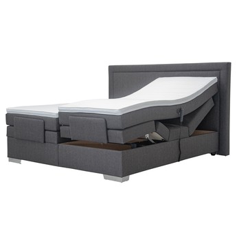 Postel boxspring MARGO tmavě šedá, 180x200 cm 1