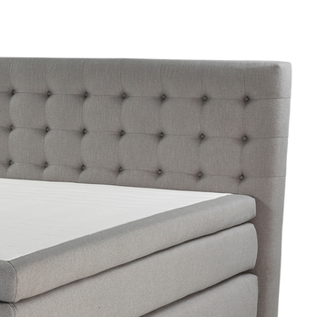 Postel boxspring MARGOT světle šedá 2
