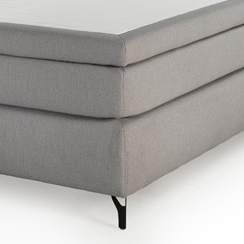 Postel boxspring MARGOT světle šedá 3
