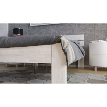 Postel MARIA I buk olej bílá, 120x200 cm 2