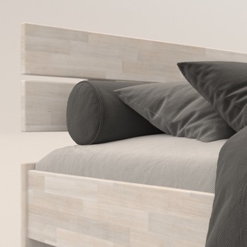 Postel MARIA I buk olej bílý, 100x200 cm 3