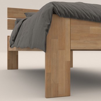 Postel MARIA I buk olej, 100x200 cm 2