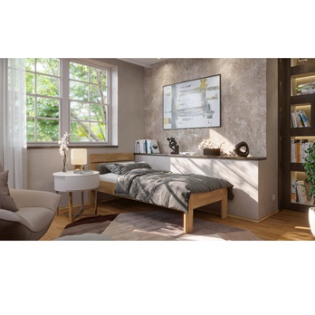 Postel MARIA I buk olej, 100x200 cm 1