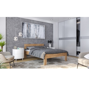 Postel MARIA II buk, 140x200 cm 1