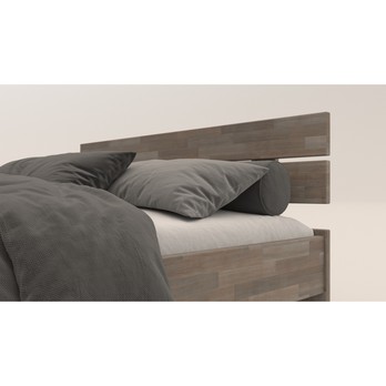 Postel MARIA II buk olej šedá, 140x200 cm 2