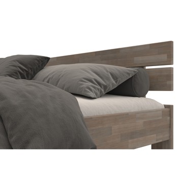 Postel MARIA II buk olej šedá, 180x200 cm 4