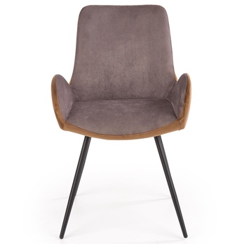 Jídelní židle MARIANELA šedá/hnědá 2