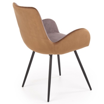 Jídelní židle MARIANELA šedá/hnědá 3