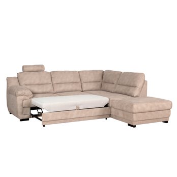 Sedací souprava MARICELA pravá, světle hnědá 2