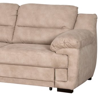 Sedací souprava MARICELA levá, světle hnědá 4