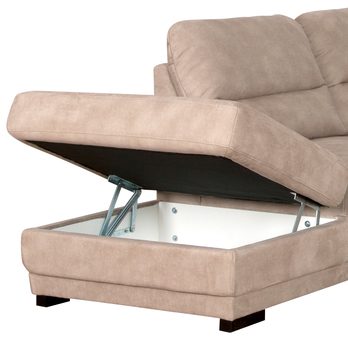 Sedací souprava MARICELA levá, světle hnědá 5