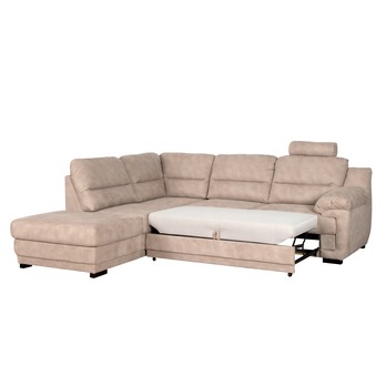 Sedací souprava MARICELA levá, světle hnědá 2