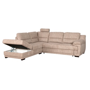 Sedací souprava MARICELA levá, světle hnědá 3