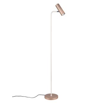 Stojací lampa MARLEY kávová 2