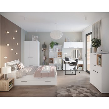 Noční stolek MARLOW dub castello 3