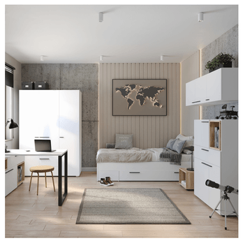 Postel MARLOW bílá, 90x200 cm 1