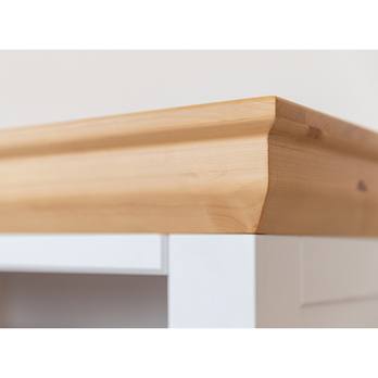 TV komoda MARON borovice/bílá 9