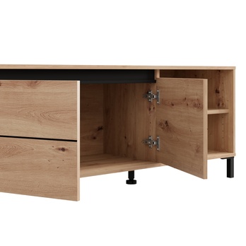 TV stolek MARRON 1 dub artisan/černá 4