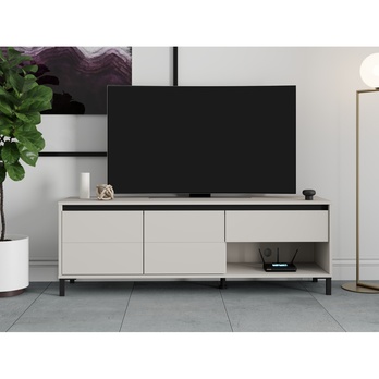 TV stolek MARRON 2 kašmírová/černá 1