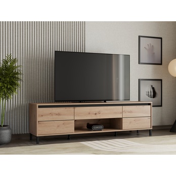 TV stolek MARRON 3 dub artisan/černá 1