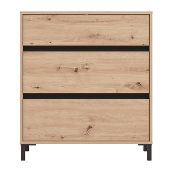 Komoda MARRON I dub artisan/matná černá 3