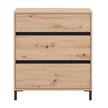 Komoda MARRON I dub artisan/matná černá 4