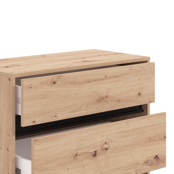 Komoda MARRON I dub artisan/matná černá 5