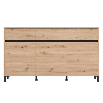 Komoda MARRON III dub artisan/matná černá 3