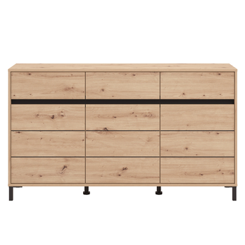 Komoda MARRON III dub artisan/matná černá 4