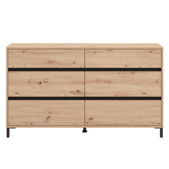 Komoda MARRON IV dub artisan/matná černá 4
