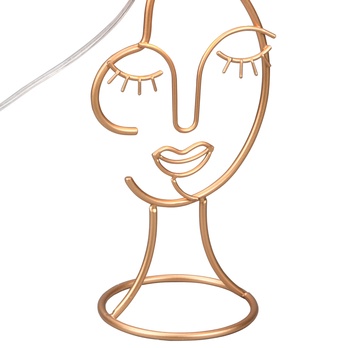 Stolní lampa MARY zlatá/černá 2