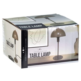 Stolní lampa MARY taupe 1