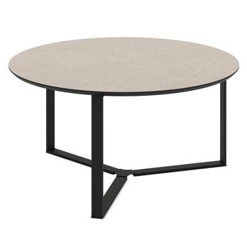 Konferenční stolek MASSA kašmírová/černá, set 2 ks 2