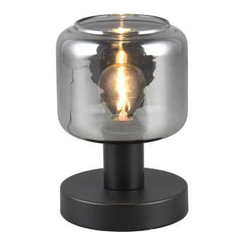 Stolní lampa MATARO sklo/černá 2