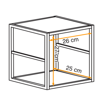 Regál MATCH RM5 černá 1