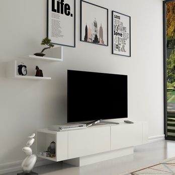 TV sestava MATERA bílá 1