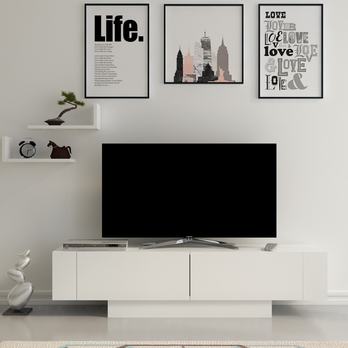 TV sestava MATERA bílá 2
