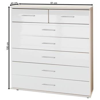 Komoda MATLA 319/T03 bílá 1