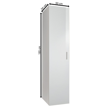 Skříň MATLA 648, bílá, šířka 50 cm 2