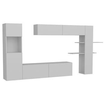 Obývací stěna MAXI bílá 3