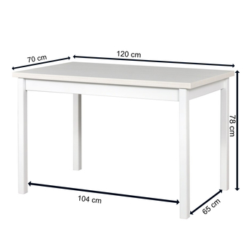 Jídelní stůl MAXIM 3 ořech 2