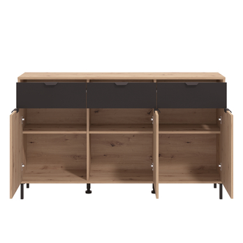 Komoda MAYENNE dub artisan/černá 2