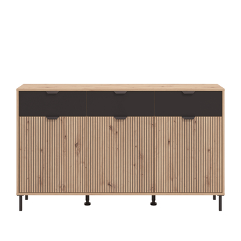 Komoda MAYENNE dub artisan/černá 4