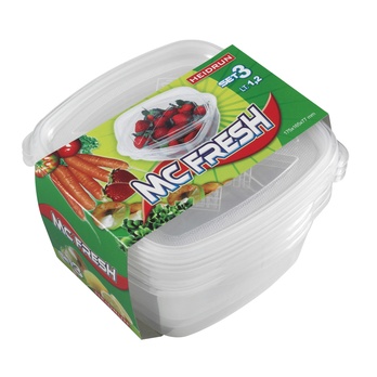 Sada dóz  MCFRESH I plast, 3ks 1