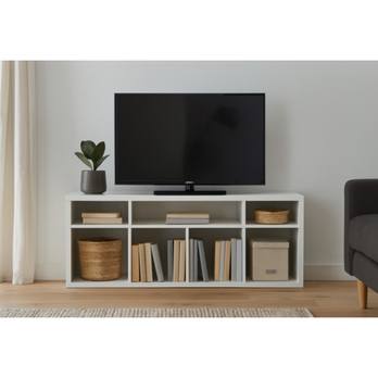 TV komoda MEDAD bílá 1