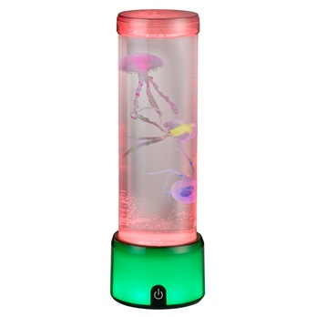 Stolní lampa MEDUSA šedá/průhledná 1