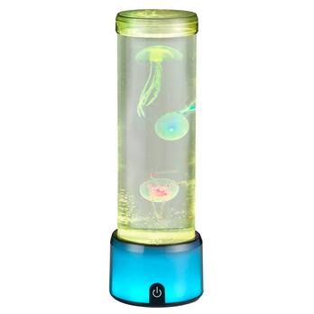 Stolní lampa MEDUSA šedá/průhledná 2