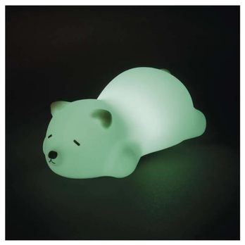 Dětská noční lampa MEDVĚD bílá 1