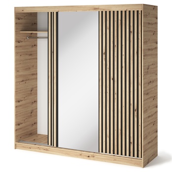 Šatní skříň MEERIO II dub artisan 2
