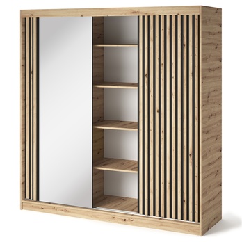 Šatní skříň MEERIO II dub artisan 3